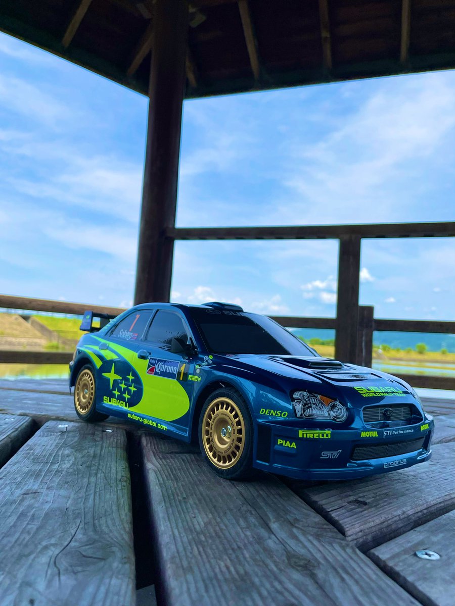 RC_GRRET's tweet photo. タミヤTT-01 TYPE-E スバルインプレッサ2004メキシコ🇲🇽
完成しました🎉

念願の涙目インプレッサです。 https://t.co/l1cQtpzRQZ
