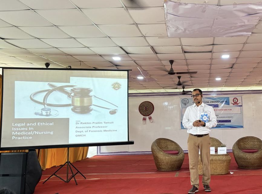 Delivered Guest Lecture at Regional College of Nursing on “Legal and Ethical Issues in Medical/Nursing Practice”… completely a new experience amongst the Enthusiastic Nursing Students