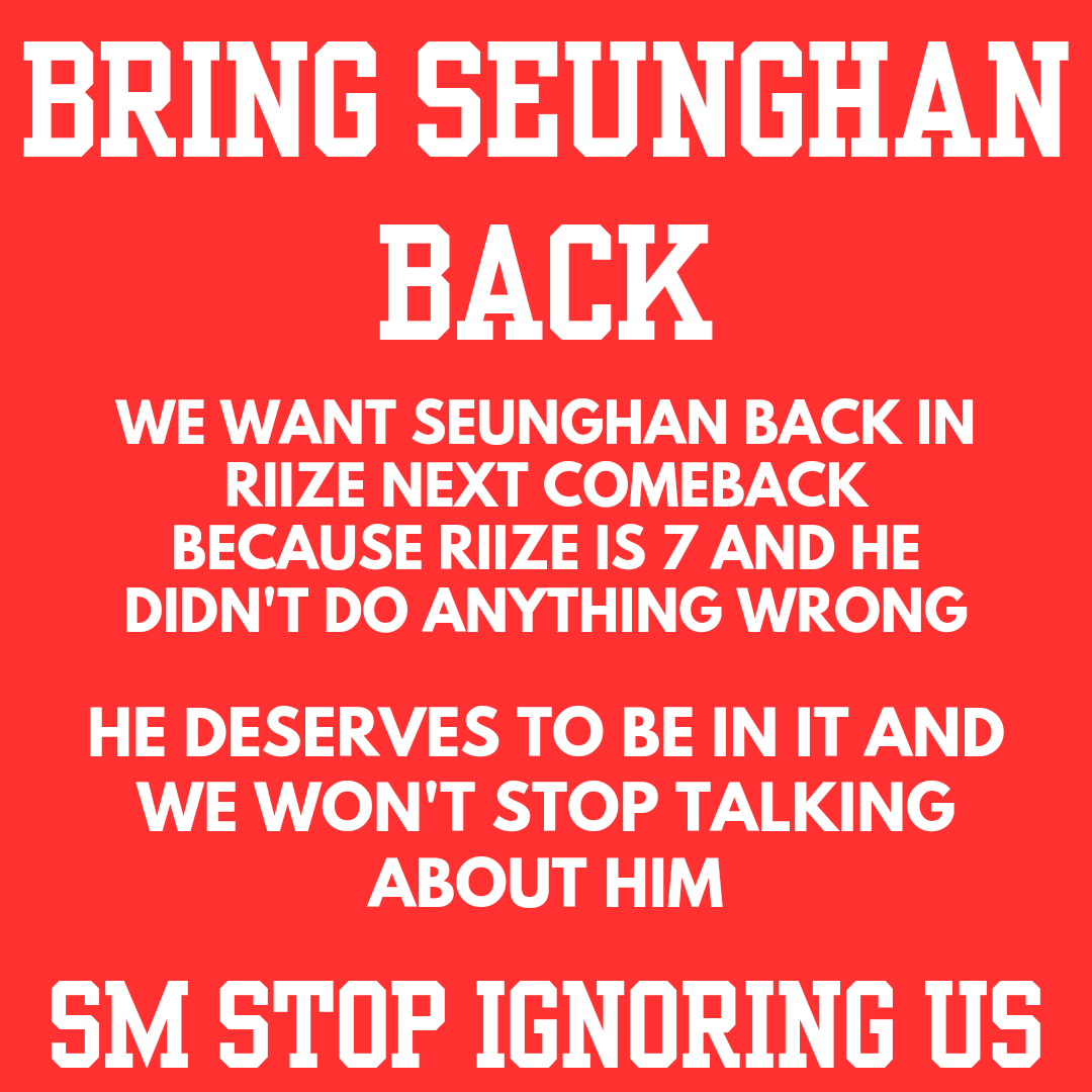 AeriesBubble's tweet photo. ITS GONNA BE 7 MONTHS ‼️
still demanding an official statement regarding seunghan's case‼️
#승한아_기다리고있어
waiting for hani
#StandWithRII7E
give us an update
#SMGiveUsAStatement
SM protect your artists
#BringBackSeunghan
RIIZE IS 7 #승한 #SEUNGHAN
@SMTOWNGLOBAL
#BoycottSM https://t.co/lyK573lMah