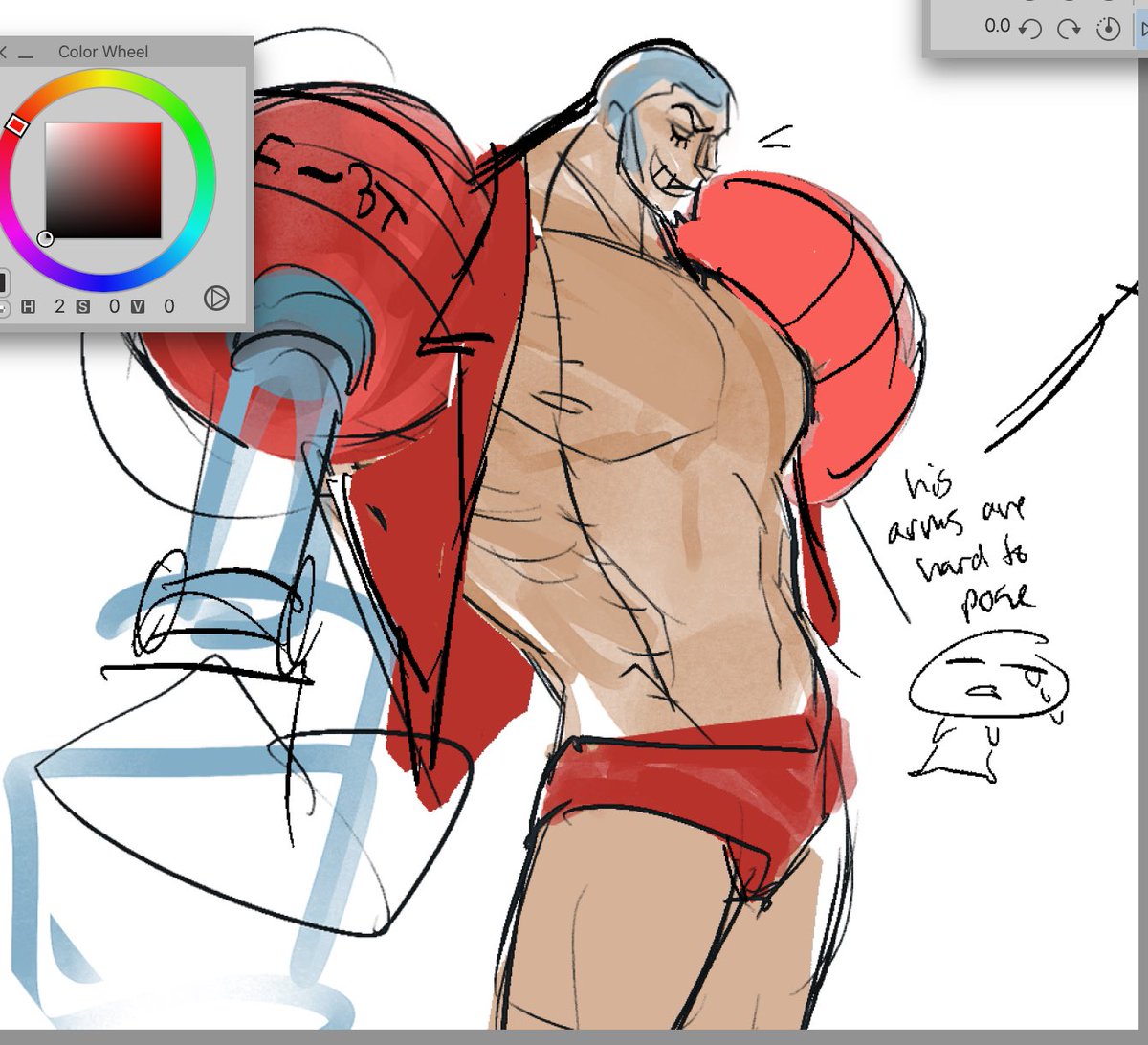 widdlewani's tweet image. And rough rough sketches I liked! Frankys arms are tough.. I will learn.. 🦾🦾