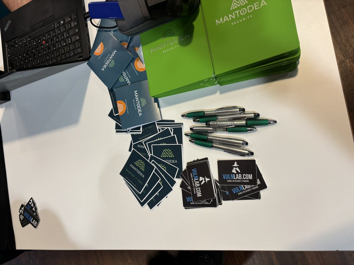 We are at the <a href="/x33fcon/">/ˈziːf-kɒn/</a>, come and visit us and get some swag! #x33fcon