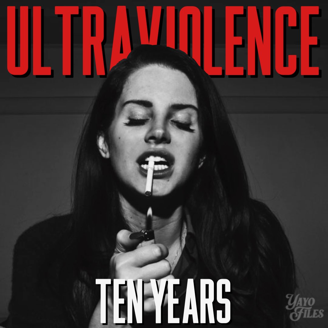 Vampire_72's tweet image. This album has, &amp;amp; will be, a masterpiece that has moved many fans in ways that words cannot explain. The sheer mastery and breadth of talent is astounding with many tracks recorded in one take. 

Happy ten years ULTRAVIOLENCE! 
(All edits by myself aka Yayofiles)
