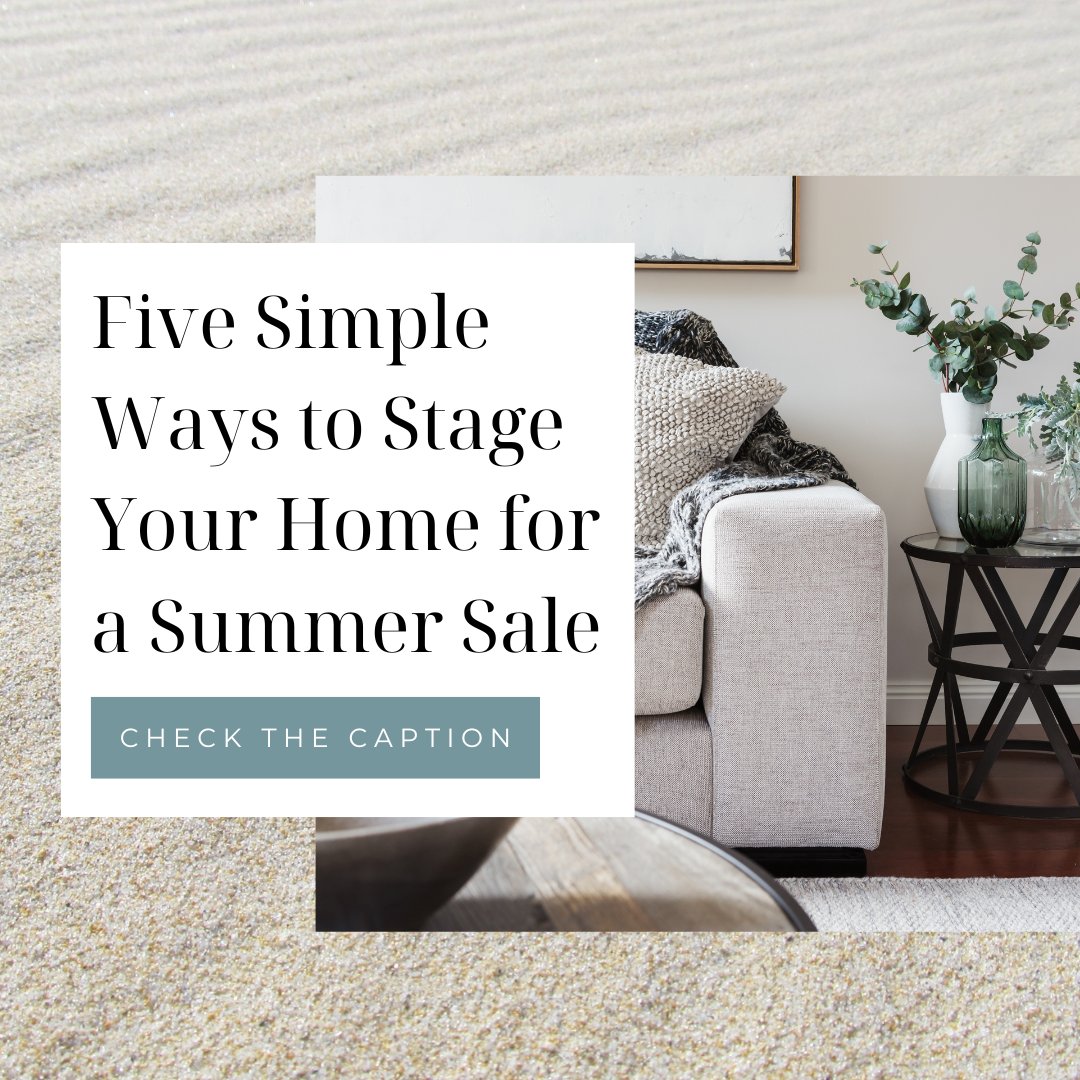 CCartersEstate's tweet photo. 🏡☀️ 5 Simple Ways to Stage Your Home for a Summer Sale ☀️🏡

Getting ready to sell your home this summer? Make it stand out with these 5 simple staging tips! 🌞✨

1. Declutter and Clean: Clear out personal items and give your home a deep clean to create a fresh, inviting sp https://t.co/e8QmmHaqFc