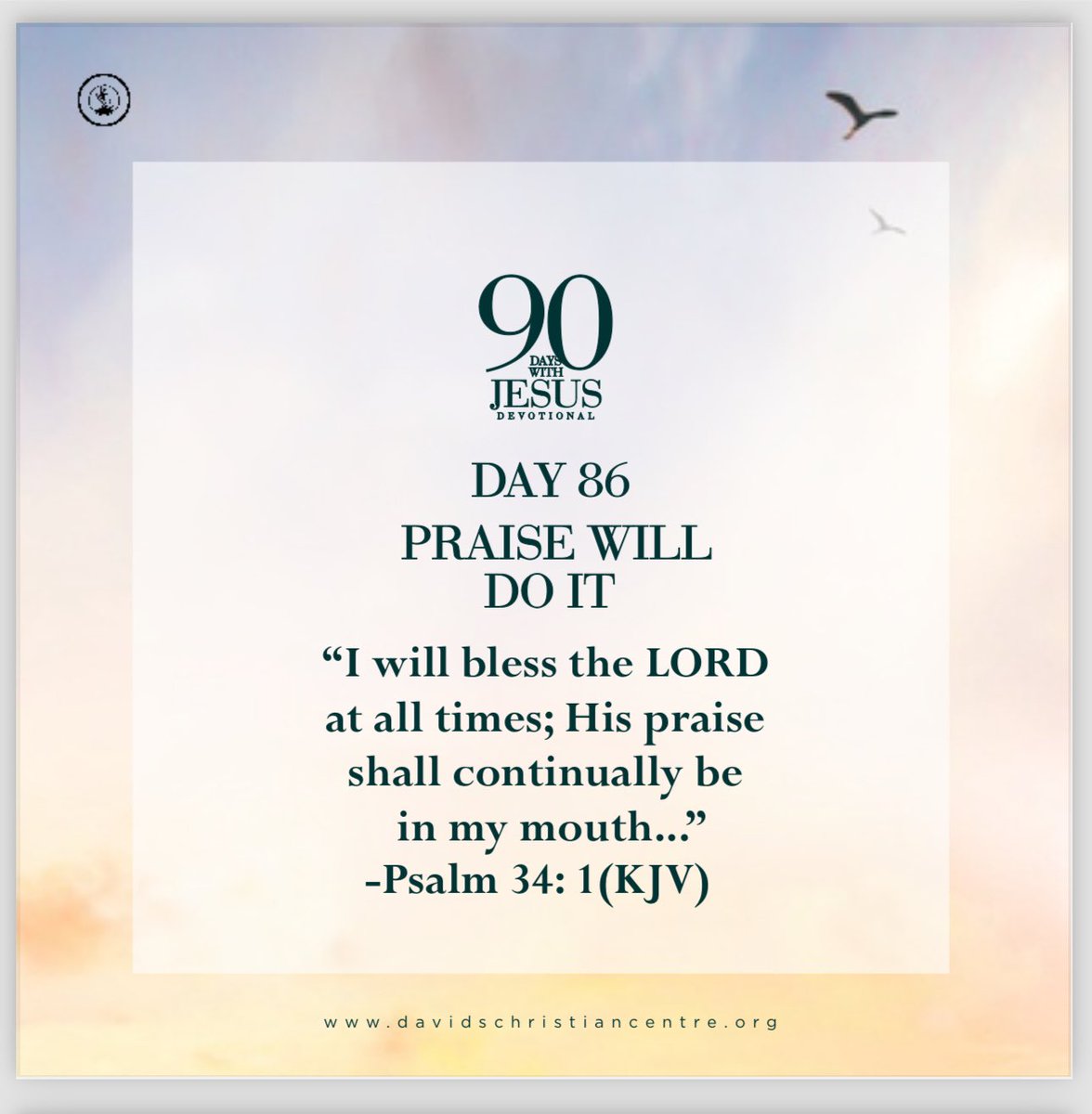 dcclagos's tweet photo. It’s Day 86 of “90 Days With Jesus!” Topic - PRAISE WILL DO IT
Our anchor scripture is from Psalm 34:1(KJV)
You’ll be blessed by this teaching.
You can view full video on our YouTube and subscribe to the channel- https://t.co/ysWuGwpVdh
#90DaysWithJesus https://t.co/hZLCIsP4ct