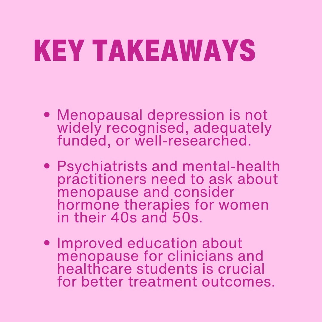 HER Centre Australia (@her_centre) on Twitter photo Why is depression in women so misunderstood? Prof <a href="/jayashrikulkar1/">Jayashri Kulkarni</a>'s Nature Outlook essay explores the overlooked impact of menopausal depression and the need for better recognition, funding, and education. Read the paper: nature.com/articles/d4158… #WomensMentalHealth #menopause Why is depression in women so misunderstood? Prof <a href="/jayashrikulkar1/">Jayashri Kulkarni</a>'s Nature Outlook essay explores the overlooked impact of menopausal depression and the need for better recognition, funding, and education. Read the paper: nature.com/articles/d4158… #WomensMentalHealth #menopause