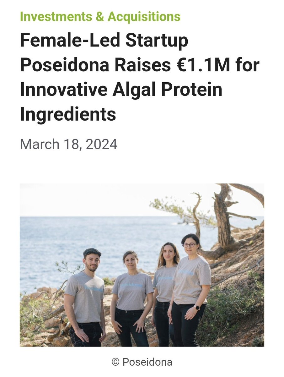 #Mercantil nuestra firma <a href="/elevalegal/">Eleva Legal España | Abogacía de los Negocios</a> asesora a Poseidona en su ronda de financiación de 1,1M€ y da entrada a inversores de Portugal, EEUU y España en su capital social. #round #startup #financinground #investment #venturecapital #privateequity #legal #lawfirm