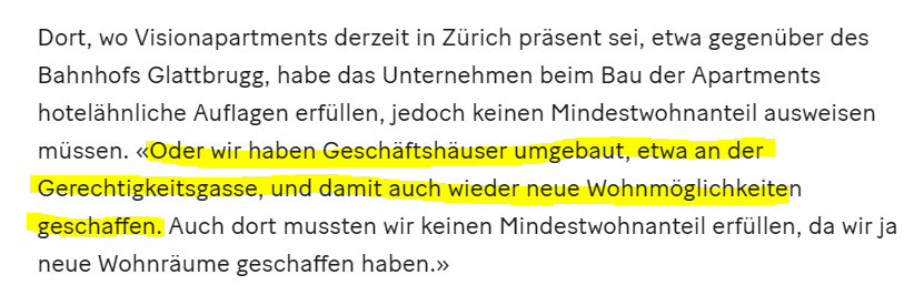 larusso2k4's tweet photo. Hätte noch einen weiteren Lesartvorschlag:

"Wir haben nicht genutzte Gewerberäume gekauft und diese in gewerbliches Wohnen mit hoher Rendite umgebaut und damit verhindert, dass klassischer Wohnraum daraus werden kann."

Danke @spzuerich https://t.co/cJ4QQbwvGf