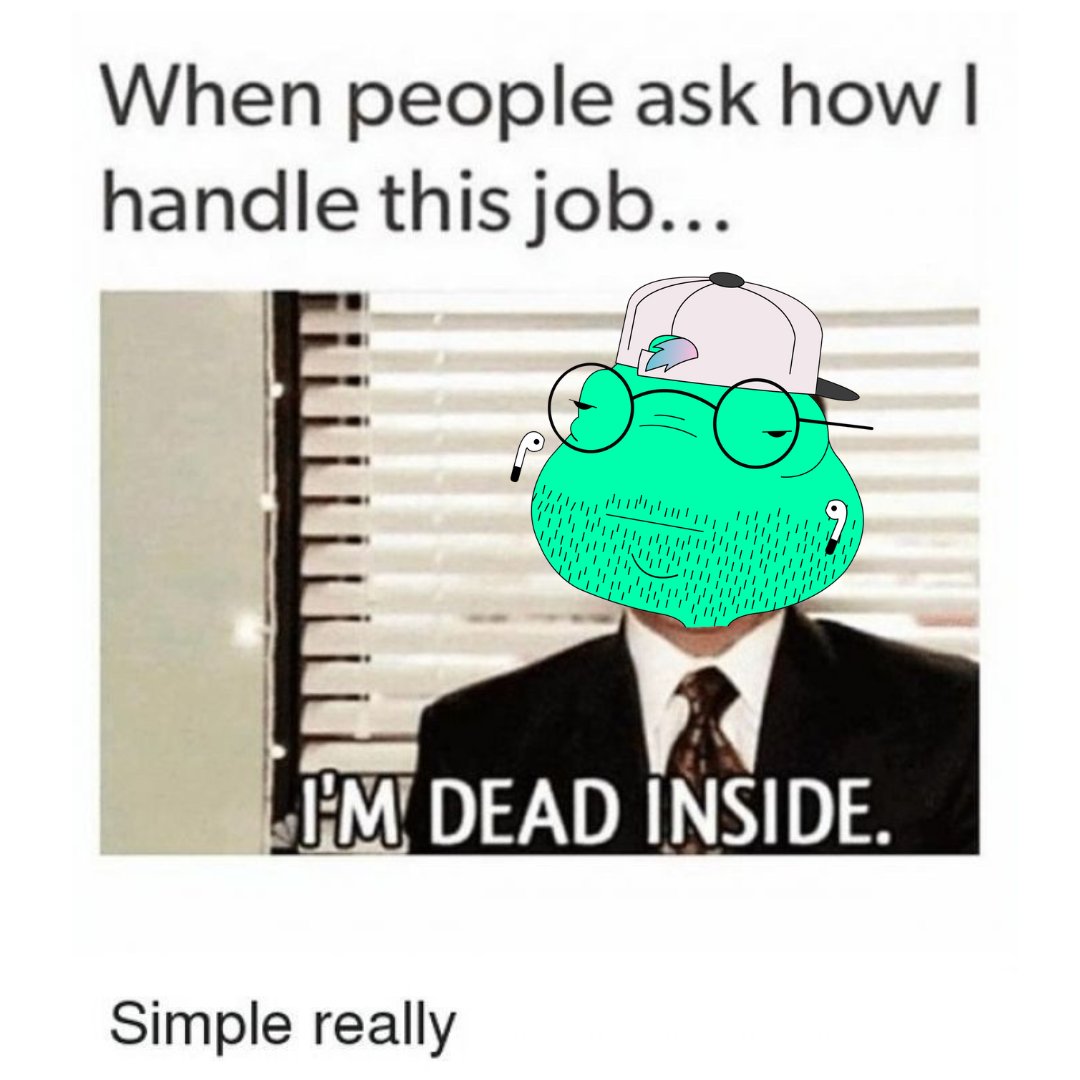 Don't be this guy 👇 Join the SHELL and network with the pioneers of Web3!

#web3 #crypto #workmeme #NFTCommunity