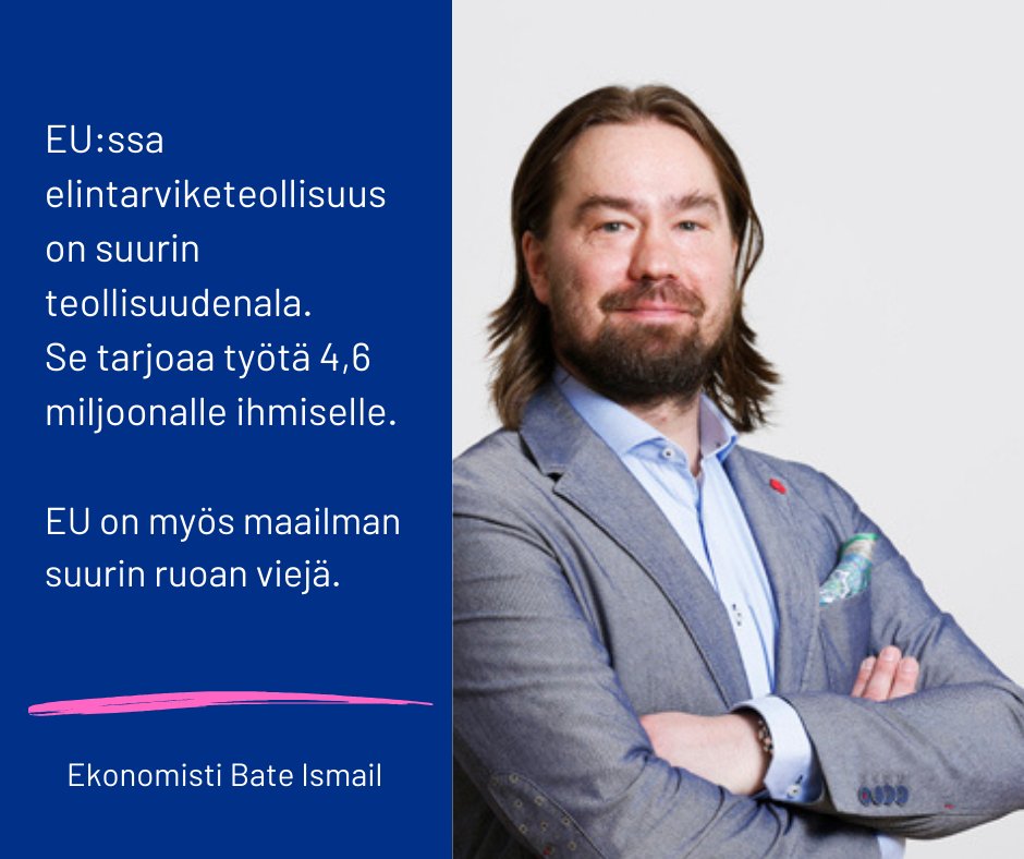 ✅Tiesitkö, että #elintarviketeollisuus on suurin teollisuudenala EU:ssa?

✅Ekonomistimme <a href="/bate_ismail/">Bate Ismail</a> kokosi faktat ja avainluvut: etl.fi/uutishuone/eli…