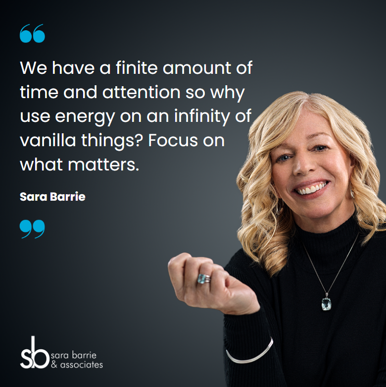 #ThoughtsforThursday. In our fast-paced world, it’s all too easy to get caught up in the 'vanilla' tasks that fill our days but empty our spirits. Focus on what truly matters. How are you dialling up your impact? 

#Leadership #FocusOnWhatMatters  #coachingmeansmore