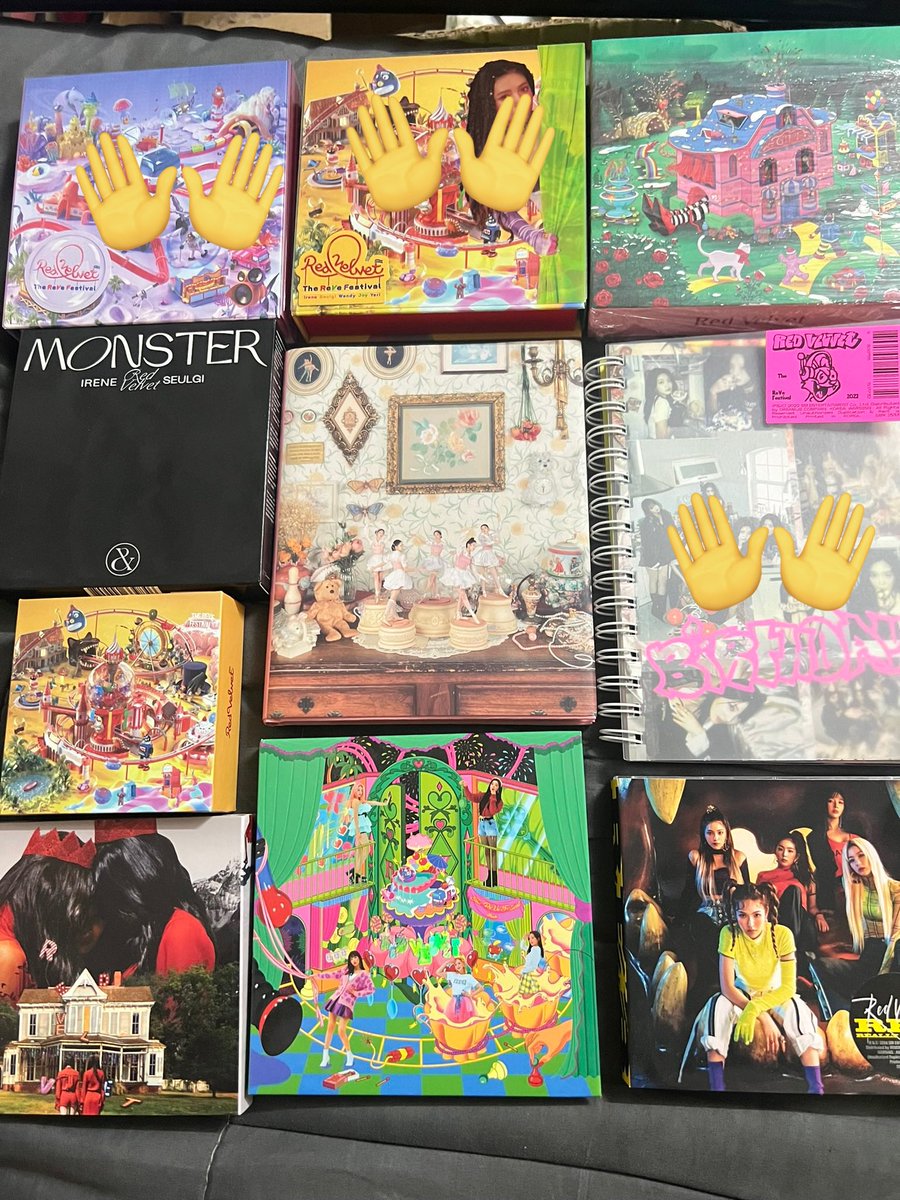 SeulgiCuteIR's tweet photo. อัลบั้มเปล่ารวว (เลิกเก็บค่ะ)

เหมา 1,000 รวมส่ง 

3 แถวบน 200 รวมส่ง
บั้มที่เหลือ 150 รวมส่ง

เมนชั่นหรือทักมาได้จ้า

ส่งฟรีค่ะ

#ตลาดนัดrvv #ตลาดนัดน้องเค้ก #ตลาดนัดรวว #ตลาดนัดredvelvet #ตลาดนัดkpop https://t.co/m271JRaLp0