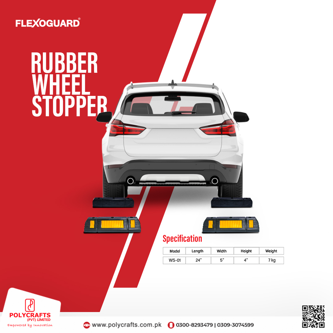 polycraftspvt's tweet image. Improve parking safety with Wheel Stopper WS-01. Our rubber wheel stoppers are perfect for commercial and residential areas, preventing accidents and damage to ensure a smooth parking experience for everyone.

Buy! polycrafts.com.pk/product/wheel-…

#ParkingSafety #WheelStopper #Safety