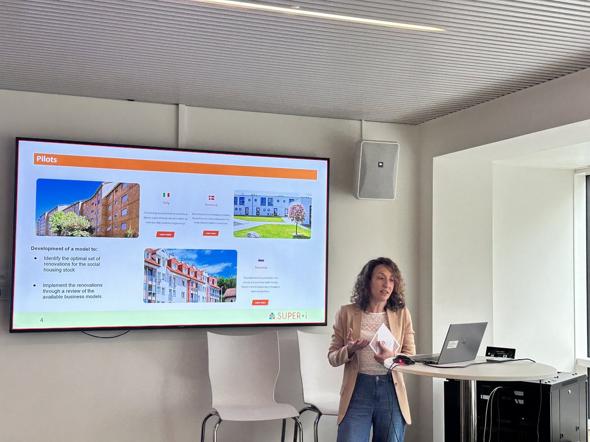 During the EU Sustainable Energy Week, our Research Director Alice Pittini presented the approach of the <a href="/SUPERi_project/">SUPER-i & SUPERSHINE projects</a>, with a focus on the #socialhousing perspective  to alleviate #energypoverty ⚡️