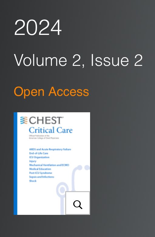 🎂 Happy 1st birthday, #journal_CHESTCritCare! 

As Vol 2, Iss 2 drops today, we are a year into our journey… 🚗

…&amp; oh how we’ve grown!

⭐️ 16 original research articles
⭐️ 2 HIDIs/reviews
⭐️ 1 case series
⭐️ 6 editorials

👀 Check it out at:

chestcc.org/current