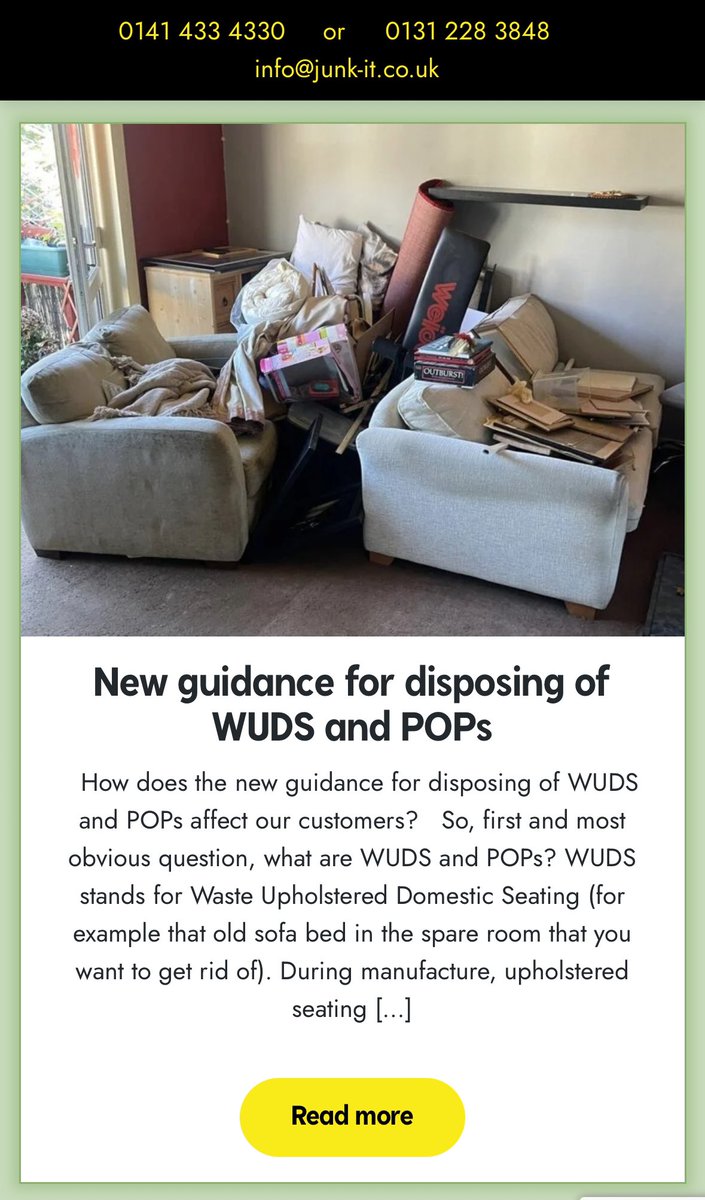 JunkItScotland's tweet photo. Have you heard of WUDS or POPs?? If not, our most recent blog post is a must read!

https://t.co/tIJSOhTUpm

#WUDS #POPs #junkitscotland #ThursdayThoughts https://t.co/JLpSfvXT9r