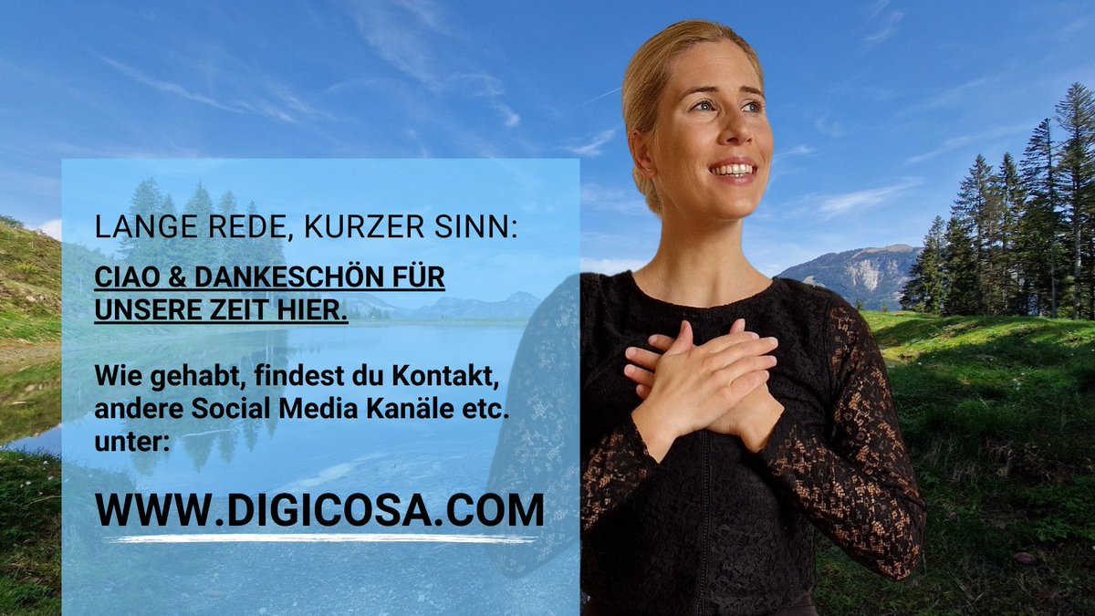 Hier bleibt es jetzt ruhig!🙏 #digitaleachtsamkeit #digitalebalance #personalbranding #ciao