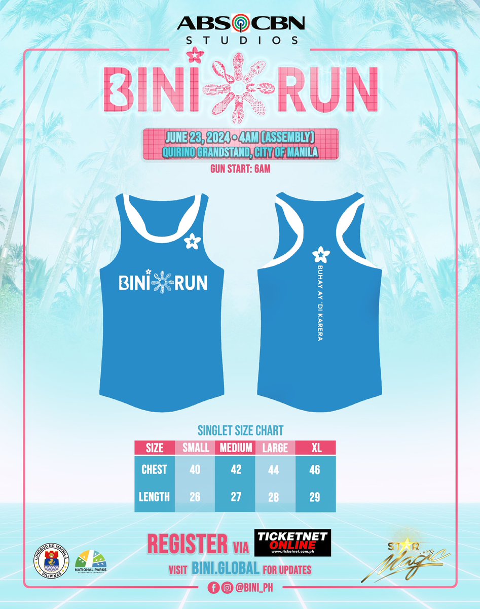 BINI_ph's tweet photo. #BINI : Pero teka lang. Meron bang humahabol sa 'yo (oh oh)?🎶 Kasi sa #BINIRun2024, meron! Habulan ng feelingz! Ay este bias! Sheesh!🏃‍♀️🏃💨

G ka ba? If yes, check out the poster for more deets! 😘 https://t.co/rjO7DSV9Bt