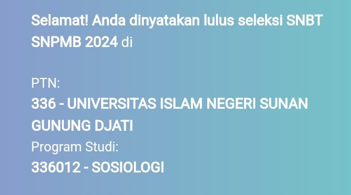 another_alen's tweet photo. aku lolos ? ini beneran ? aku ga mimpi ? aku lagi ga mimpi kan ? AKU LOLOS ??? YA ALLAH 😩❤️ https://t.co/ZwIve4dOtP