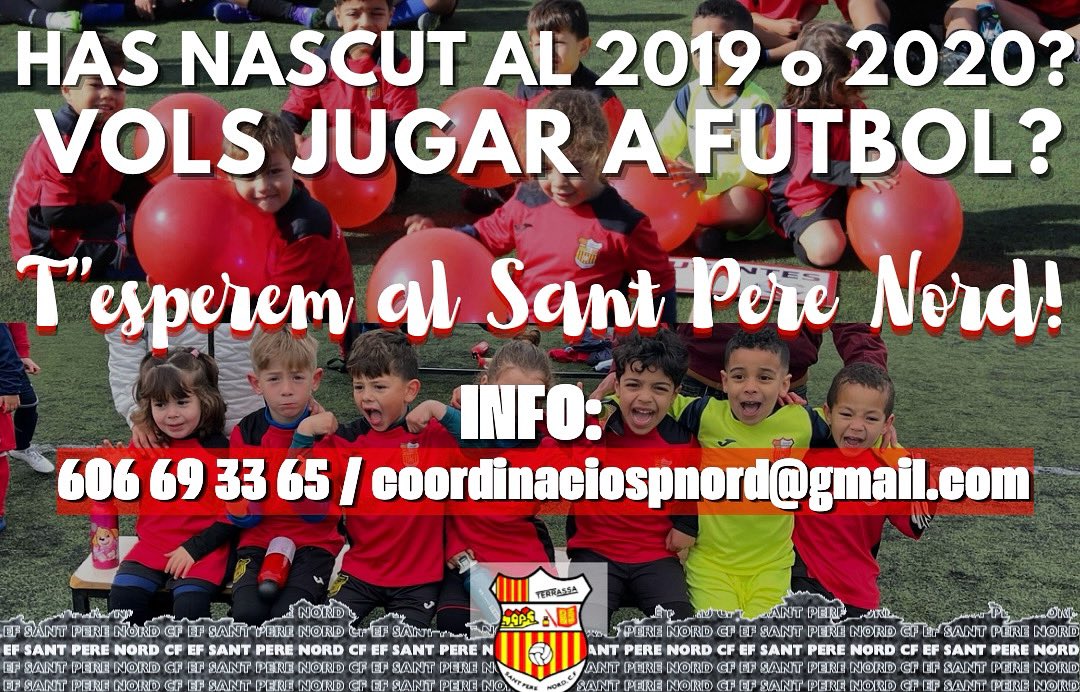 Sant Pere Nord C.F. (@santperenordcf) on Twitter photo โผ๏ธ๐๐ฃ!
โถ๏ธ ๐๐๐ด๐ฎ๐ฑ๐ผ๐ฟ๐ ๐ถ ๐ท๐๐ด๐ฎ๐ฑ๐ผ๐ฟ๐ฒ๐ ๐ป๐ฎ๐๐ฐ๐๐๐/๐ฑ๐ฒ๐ ๐ฎ๐น ๐ฎ๐ฌ๐ญ๐ต/๐ฎ๐ฌ๐ฎ๐ฌ ๐๐ ๐ฒ๐๐ฝ๐ฒ๐ฟ๐ฒ๐บ ๐ฎ๐น ๐ฆ๐ฎ๐ป๐ ๐ฃ๐ฒ๐ฟ๐ฒ ๐ก๐ผ๐ฟ๐ฑ!
๐ซ Forma part de la famรญlia per la ๐ฝ๐ฟ๐ผ๐ฝ๐ฒ๐ฟ๐ฎ ๐๐ฒ๐บ๐ฝ๐ผ๐ฟ๐ฎ๐ฑ๐ฎ๐ค๐ป๐ค๐ป
โน๏ธ ๐๐ค๐ค๐ง๐๐๐ฃ๐๐๐๐ค๐จ๐ฅ๐ฃ๐ค๐ง๐@๐๐ข๐๐๐ก.๐๐ค๐ข โผ๏ธ๐๐ฃ!
โถ๏ธ ๐๐๐ด๐ฎ๐ฑ๐ผ๐ฟ๐ ๐ถ ๐ท๐๐ด๐ฎ๐ฑ๐ผ๐ฟ๐ฒ๐ ๐ป๐ฎ๐๐ฐ๐๐๐/๐ฑ๐ฒ๐ ๐ฎ๐น ๐ฎ๐ฌ๐ญ๐ต/๐ฎ๐ฌ๐ฎ๐ฌ ๐๐ ๐ฒ๐๐ฝ๐ฒ๐ฟ๐ฒ๐บ ๐ฎ๐น ๐ฆ๐ฎ๐ป๐ ๐ฃ๐ฒ๐ฟ๐ฒ ๐ก๐ผ๐ฟ๐ฑ!
๐ซ Forma part de la famรญlia per la ๐ฝ๐ฟ๐ผ๐ฝ๐ฒ๐ฟ๐ฎ ๐๐ฒ๐บ๐ฝ๐ผ๐ฟ๐ฎ๐ฑ๐ฎ๐ค๐ป๐ค๐ป
โน๏ธ ๐๐ค๐ค๐ง๐๐๐ฃ๐๐๐๐ค๐จ๐ฅ๐ฃ๐ค๐ง๐@๐๐ข๐๐๐ก.๐๐ค๐ข