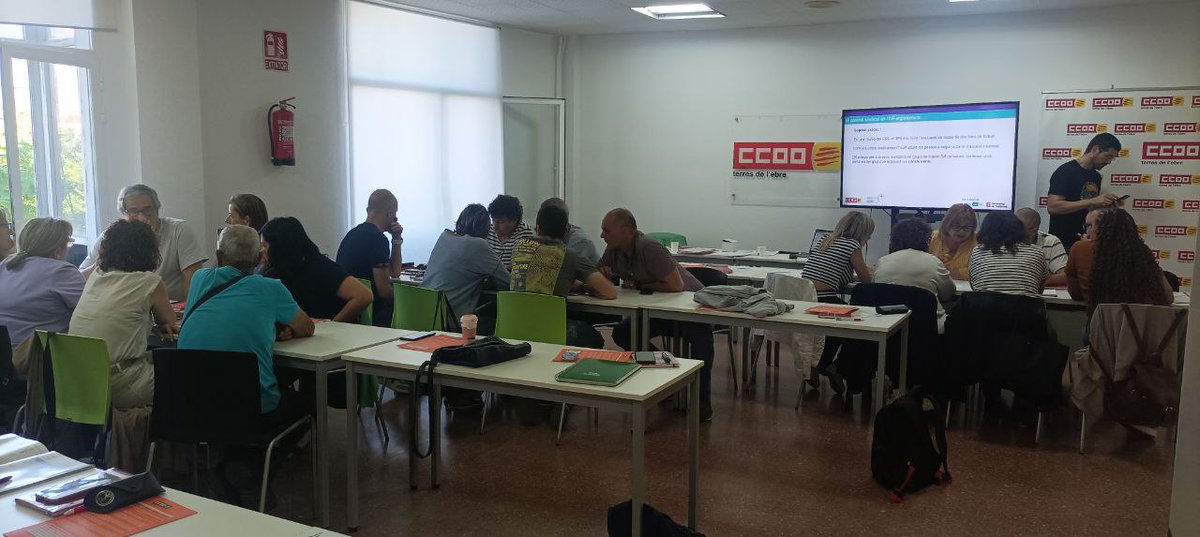 Treballem casos reals d'avaluacions de riscos a les empreses.
Les delegades de prevenció participen? Els mètodes són efectius?
Cal formació a les professionals de l'empresa?
Que fem davant de la inactivitat de l'empresa?
<a href="/ccoosalutlab/">Salut Laboral CCOO</a> <a href="/ccoocatalunya/">CCOO de Catalunya</a> #FormacioCCOO #OrgullCCOO