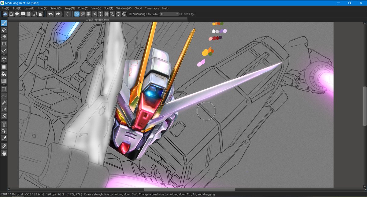 SE0RIN22's tweet photo. ZGMF-X10A Freedom Gundam W.I.P
#GundamSEED #gundamfanart  #Gundam https://t.co/GWtDtgxjwR