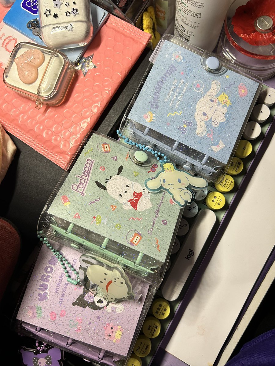 yerinscart's tweet photo. hii, may inch ba sa mga collbooks here? still unsure sa price since i got it from japan !

wts lfb inch check interest ic qs sale collect books sanrio kuromi melody pochaccho bts hangyodin pvc sleeve https://t.co/S84Fc47z3m