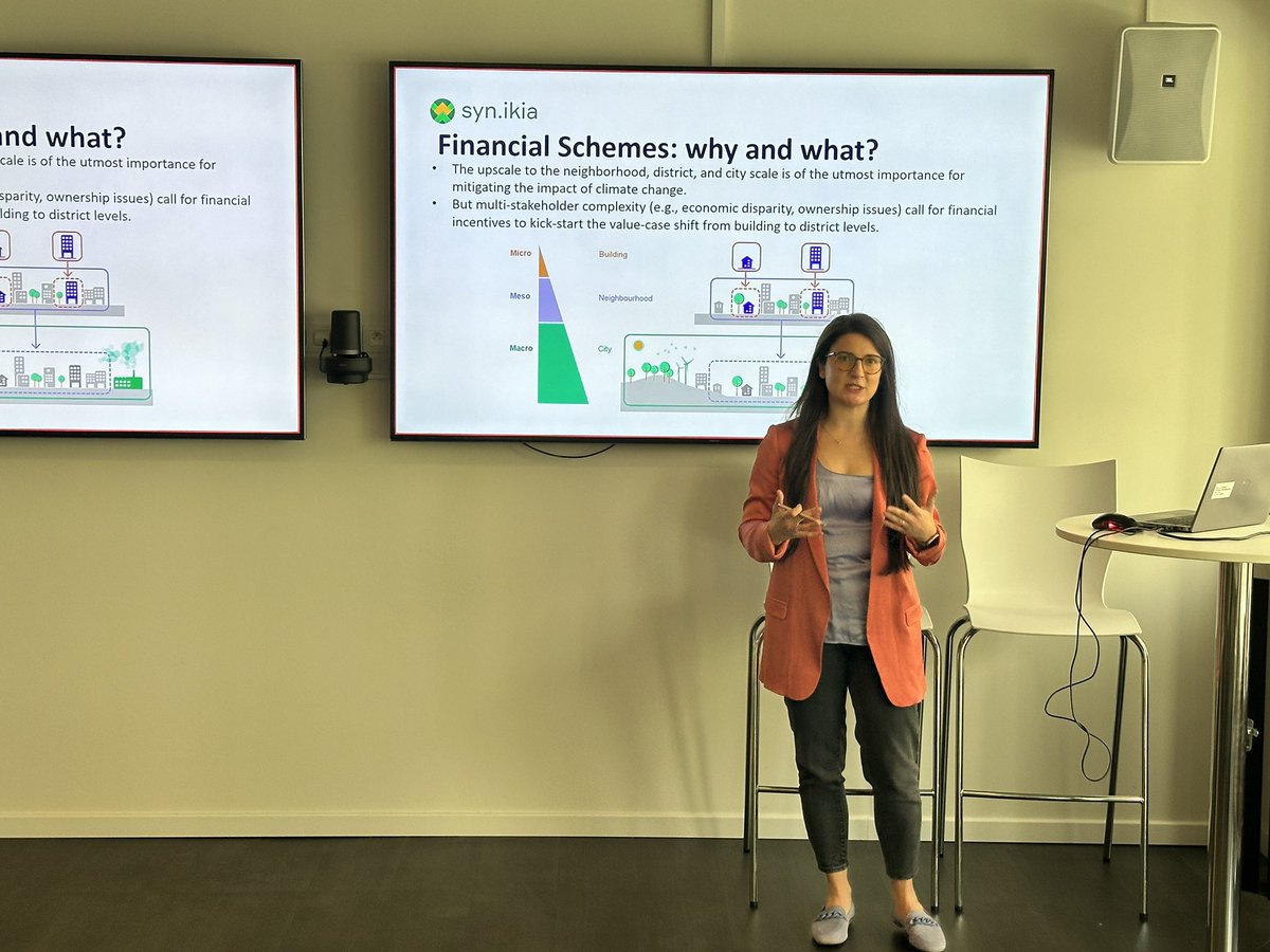 From #synikia, an analysis was done on financial schemes to allow for a scale up to neighbourhood level ⬆️🏘️

What is not working? 
🟢Prosumerism is not incentivised 
🟡Accessibility rather in theory
🟣Country-specific approaches
📑 synikia.eu/resource-types…