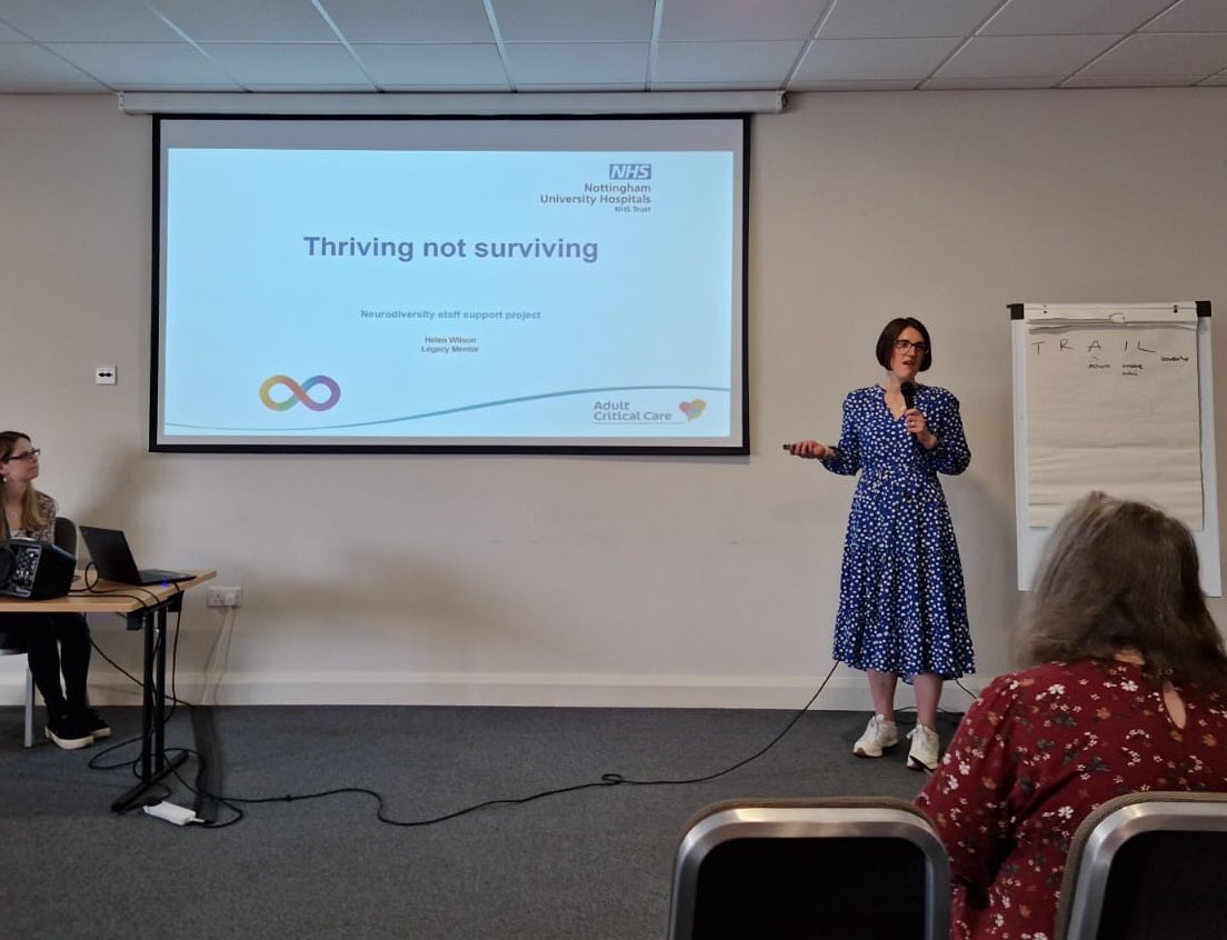Critical Care Quality Improvement Lead Nurses (@cc_qils_nuh) on Twitter photo Helen - Presenting her Neurodiversity work #NUHEEE2024 Some really interesting insights into โhiddenโ struggles <a href="/NUHCriticalCare/">NUH Critical Care๐ณ๏ธโ๐</a> Helen - Presenting her Neurodiversity work #NUHEEE2024 Some really interesting insights into โhiddenโ struggles <a href="/NUHCriticalCare/">NUH Critical Care๐ณ๏ธโ๐</a>