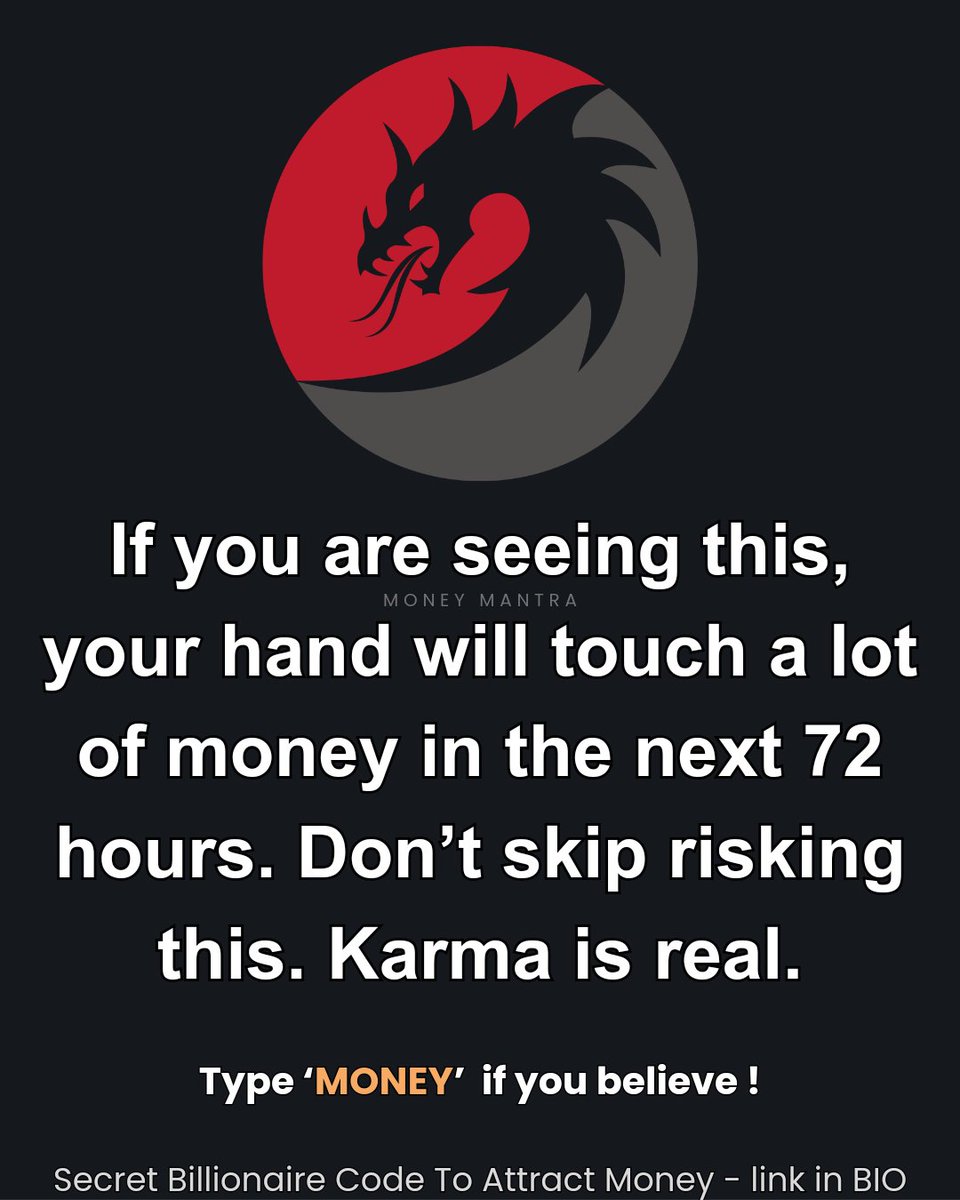 Type 'MONEY' if you believe.