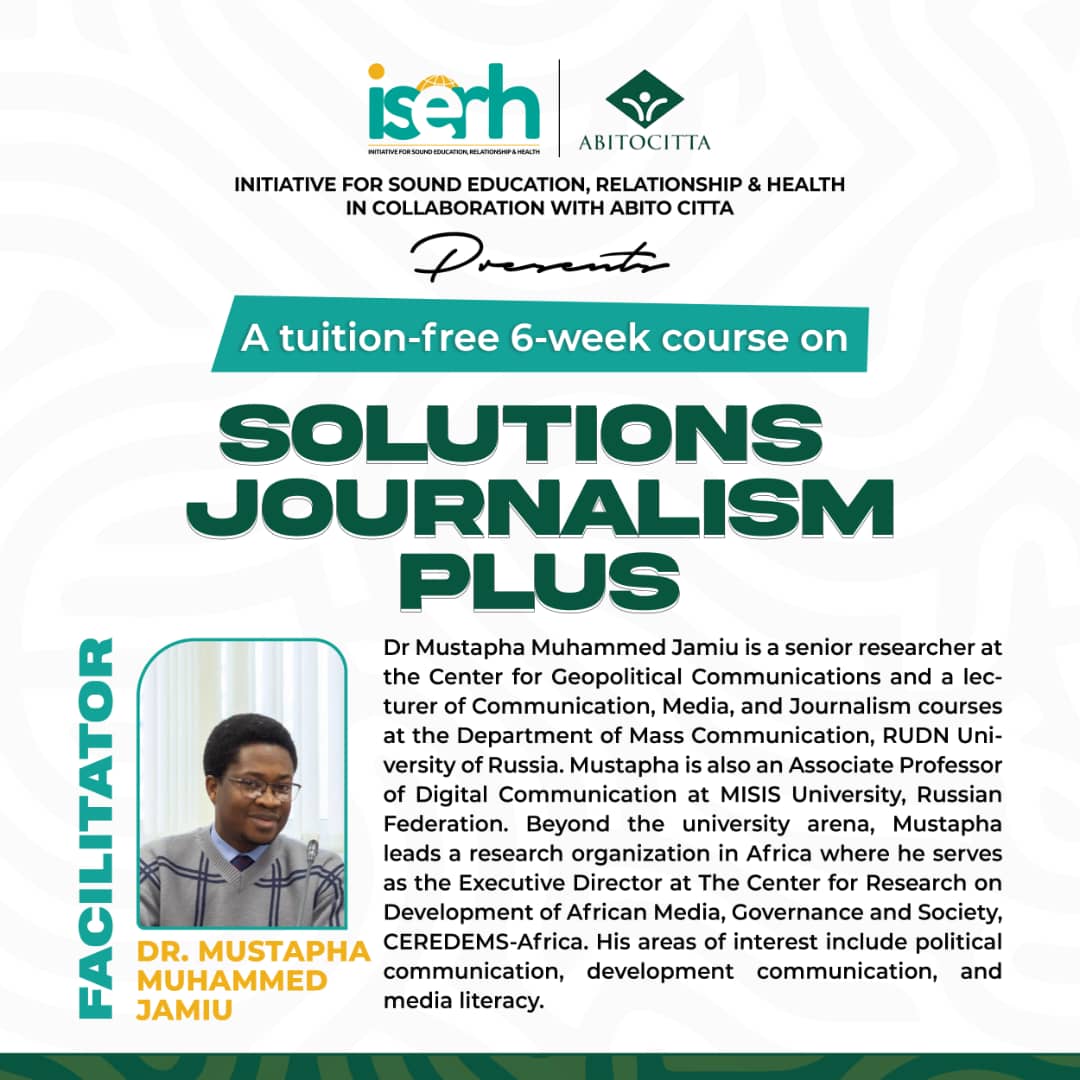 iserhnigeria's tweet photo. Last Sat. June 8th, SoJo Scholars had their Onboarding Program and the first lecture on INTRODUCTION TO COMMUNITY JOURNALISM facilitated by Dr. @DrMJ_Mustapha

What did they learn from it?
Their general review and overall assessment of it?

Let's read from them as they share... https://t.co/q8QLG48KHl