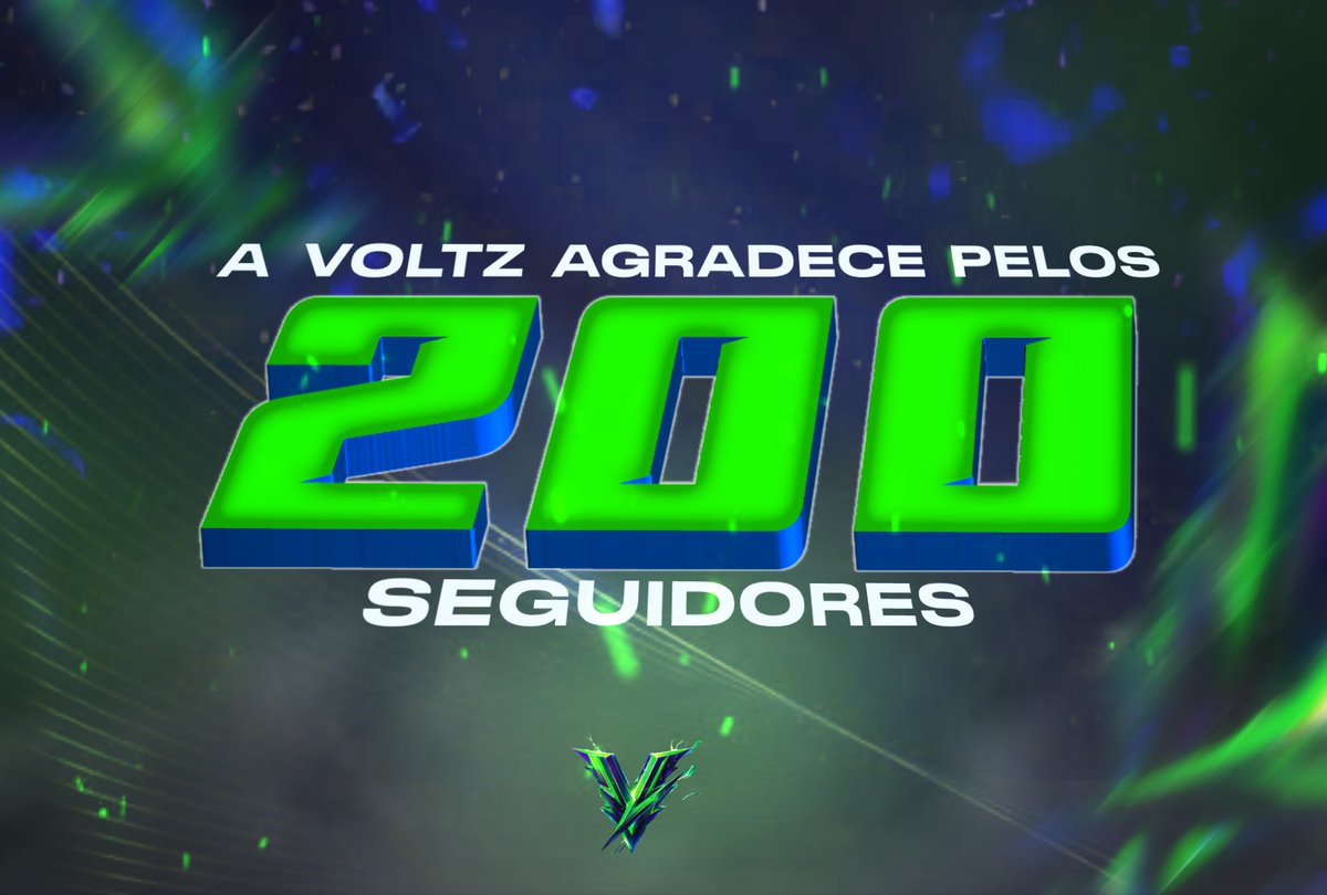 VoltzSports's tweet photo. Obrigado ao 200 seguidores!!!
#GoVTZ https://t.co/OuhhVifiof
