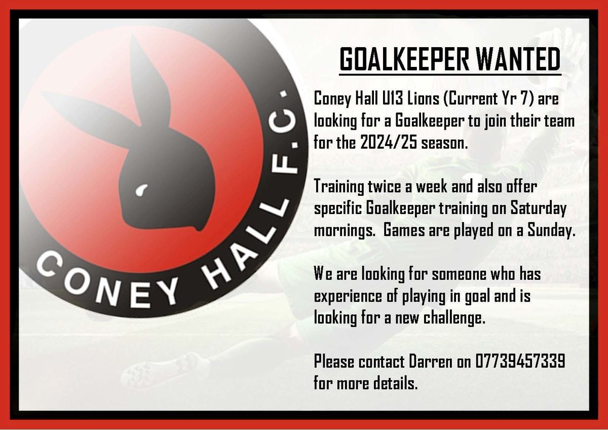 Coney Hall FC tweet media