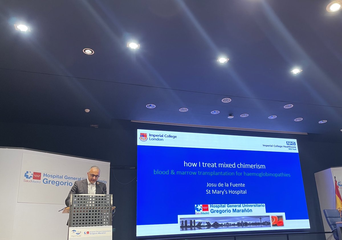 EritroEspaña Rare Anemias REHem Spanish Registry (@anemiasehopsehh) on Twitter photo Illuminating talk from our distinguished dr <a href="/josudelafuente/">Josu de la Fuente</a> from St Mary’s, with an attractive algorythm about how to manage mixed chimerism in our #SCD patients. Thank you! #SIMFalta2024 #hemoglobinopathies <a href="/HemOnc_GMaranon/">OncoHematología Infantil. H. Gregorio Marañón</a> Illuminating talk from our distinguished dr <a href="/josudelafuente/">Josu de la Fuente</a> from St Mary’s, with an attractive algorythm about how to manage mixed chimerism in our #SCD patients. Thank you! #SIMFalta2024 #hemoglobinopathies <a href="/HemOnc_GMaranon/">OncoHematología Infantil. H. Gregorio Marañón</a>