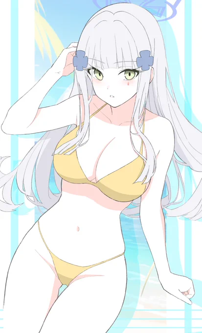 黄色ビキニHK416#ドルフロ #GirlsFrontline 