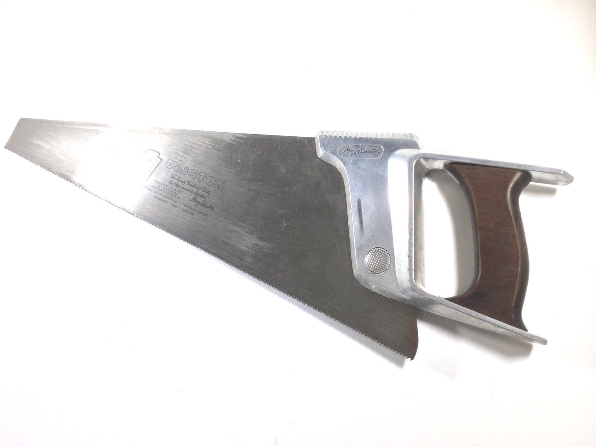 oldschooltools's tweet photo. A #DISSTON D100 saw, first we have had and so clean with clear etching and original sleeve. Don’t see this saw often dates to 60s 70s https://t.co/euBMi3D73J