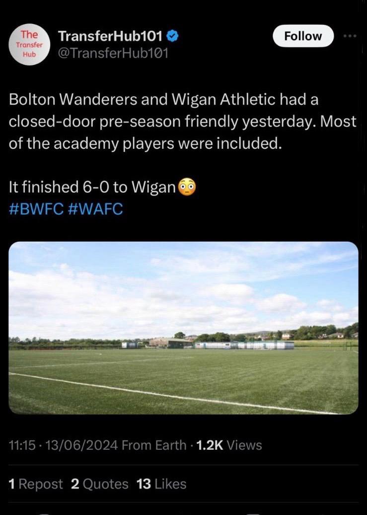 Paul Abram (@paulabram9) on Twitter photo Bolton get battered everywhere they go, everywhere they gooooo...#wafc 💪💙😂😂 Bolton get battered everywhere they go, everywhere they gooooo...#wafc 💪💙😂😂