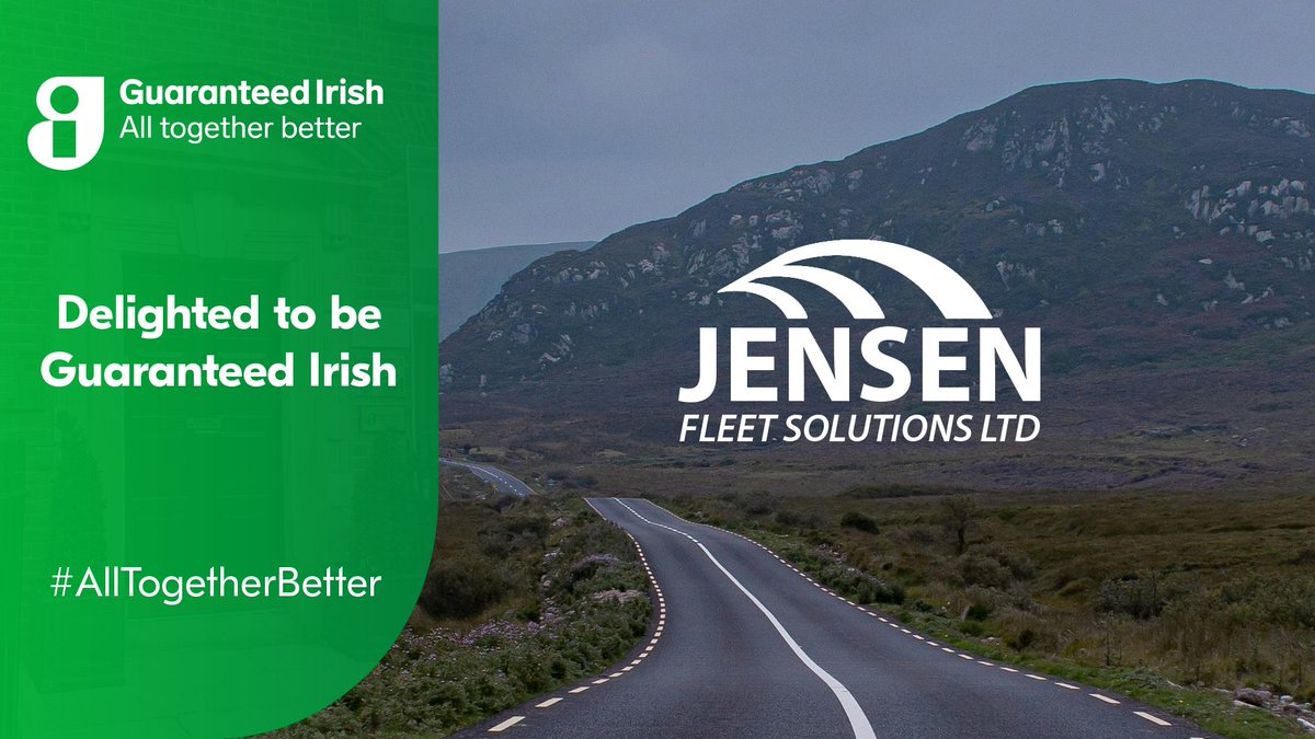 Delighted to be accepted for membership of Guaranteed Irish.  As an Independent Irish owned and operated fleet company we look forward to strengthening our links with fellow members and the wider community.  #IspyGI <a href="/guaranteed_irl/">Guaranteed Irish</a>