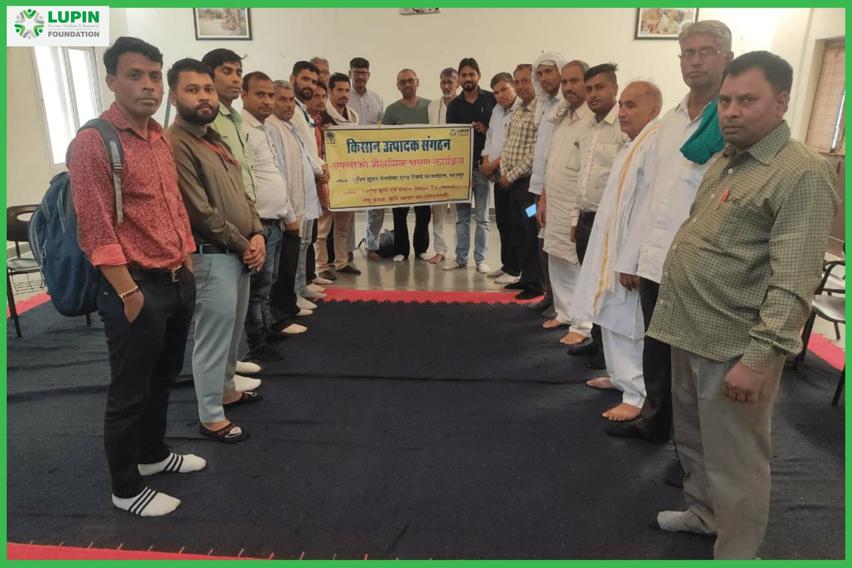 LupinCSR's tweet photo. 🌟 Insights from FPO Members' Exposure Visit! 🌟

🚜 As part of our capacity-building initiatives, 25 board members from 8 FPOs in Bharatpur, #Rajasthan, visited @PRADAN_India in Itarsi, #MadhyaPradesh https://t.co/LAL7RfeIMd