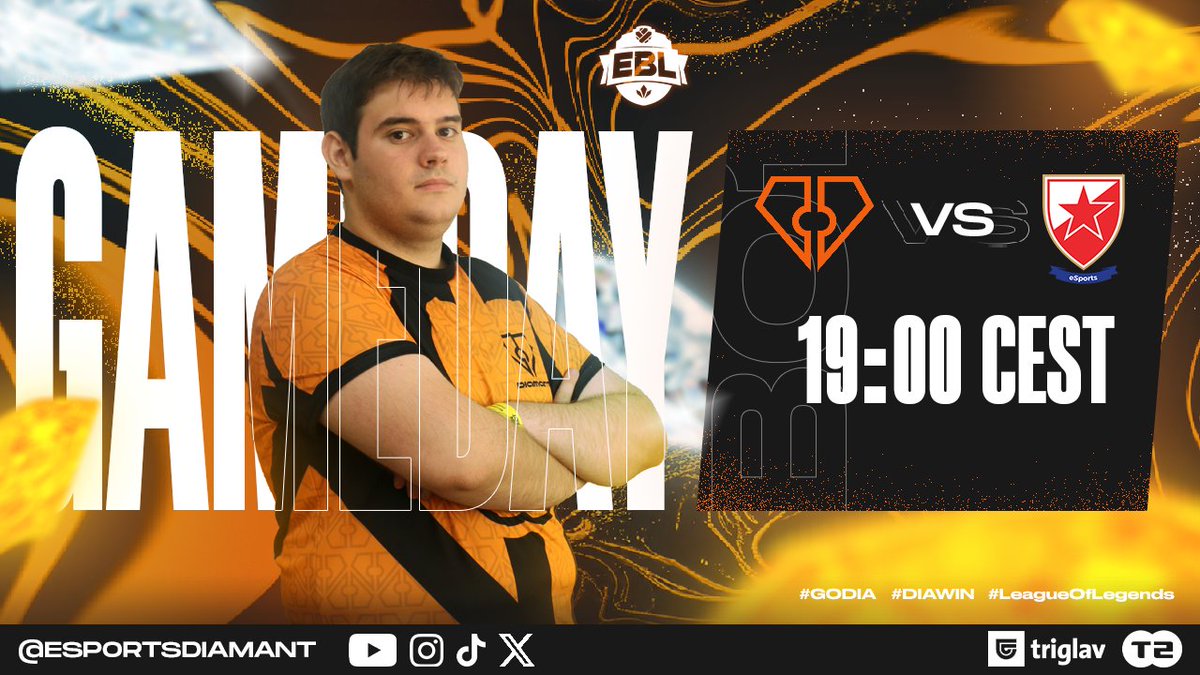 It'll be a hard game today vs the current #1, but we're always up for a challenge 😎
Come cheer for us as we battle <a href="/czvesports/">Crvena zvezda Esports</a> and our sleeper agent <a href="/Kektzlol/">Bor Jeršan</a> at 🕖19:00‼

#GODIA 💎 #LeagueOfLegends