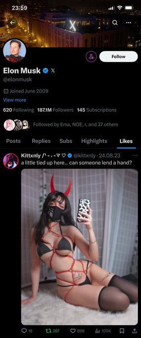 Ohh so thats why elon musk removed likes https://t.co/qkaQF8P7iJ<a href="/tag/throne"class="tags"><span>#throne</span></a><a href="/tag/wishlist"class="tags"><span>#wishlist</span></a>