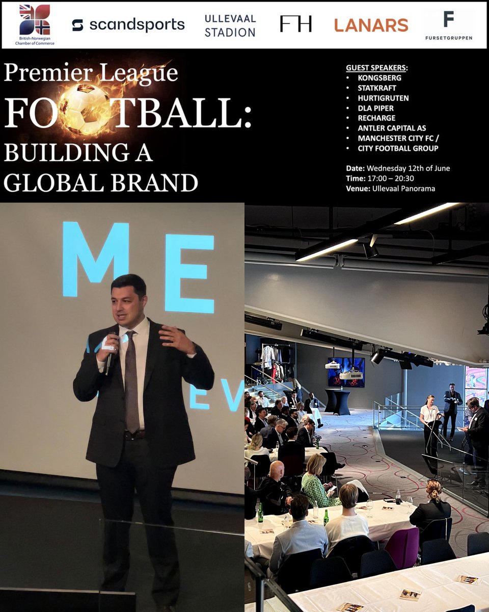 Grateful to #BNCC for the opportunity to attend ‘Building a Global Brand’ alongside City Football Group and other esteemed colleagues. 
As always, the event was impeccably organized and provided excellent networking opportunities! 🤩