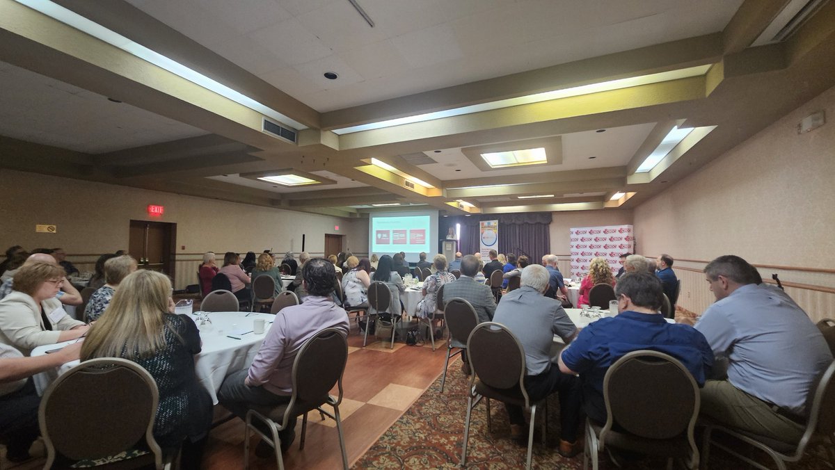 Good morning Gander! Speaking to the <a href="/CBDCNL/">CBDC NL</a> conference about the (many!) ways small businesses can strengthen our food systems. Great room of community-minded folks here.