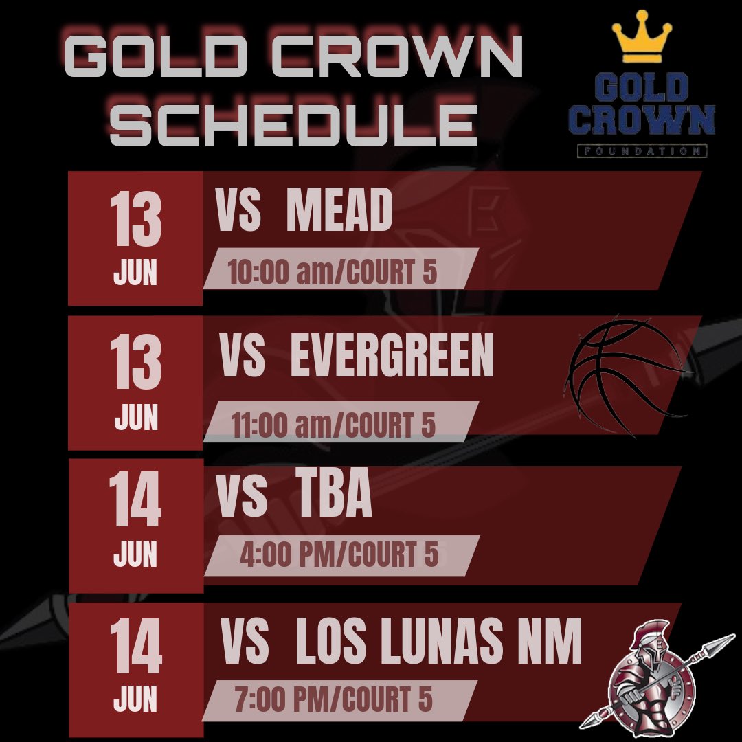 Our <a href="/GoldCrownCO/">Gold Crown Foundation</a> schedule! <a href="/Bball_CO/">BasketballColorado</a> @UpriseAG