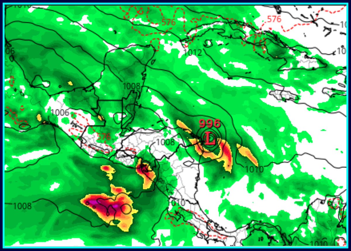 DaDaBuh's tweet photo. 06Z GFS +192 DAY 8 1RUN....@BMcNoldy @AndyHazelton AND THEN "ROUNDS THE CORNER" INTO THE GULF OF HONDURAS....
AGAIN 1 RUN OF MORE TO COME....
SIGNS SIGNS EVERYWHERE ARE SIGNS✝️ https://t.co/7EM3y3LQyi