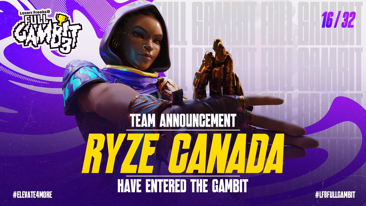 LF8 Full Gambit (@lf8tournaments) on Twitter photo ‼️NEW TEAM ANNOUNCEMENT‼️
<a href="/RyzeEmpireGG/">Ryze Esports</a> CANADA have entered the Gambit🃏
📅June 14th – 16th
💰$1,200 Scaling Prize Pool
🎟️ Registration: $50
‼️REGISTRATION ENDS AT MIDNIGHT‼️
battlefy.com/lazerrfreeks8/… ‼️NEW TEAM ANNOUNCEMENT‼️
<a href="/RyzeEmpireGG/">Ryze Esports</a> CANADA have entered the Gambit🃏
📅June 14th – 16th
💰$1,200 Scaling Prize Pool
🎟️ Registration: $50
‼️REGISTRATION ENDS AT MIDNIGHT‼️
battlefy.com/lazerrfreeks8/…