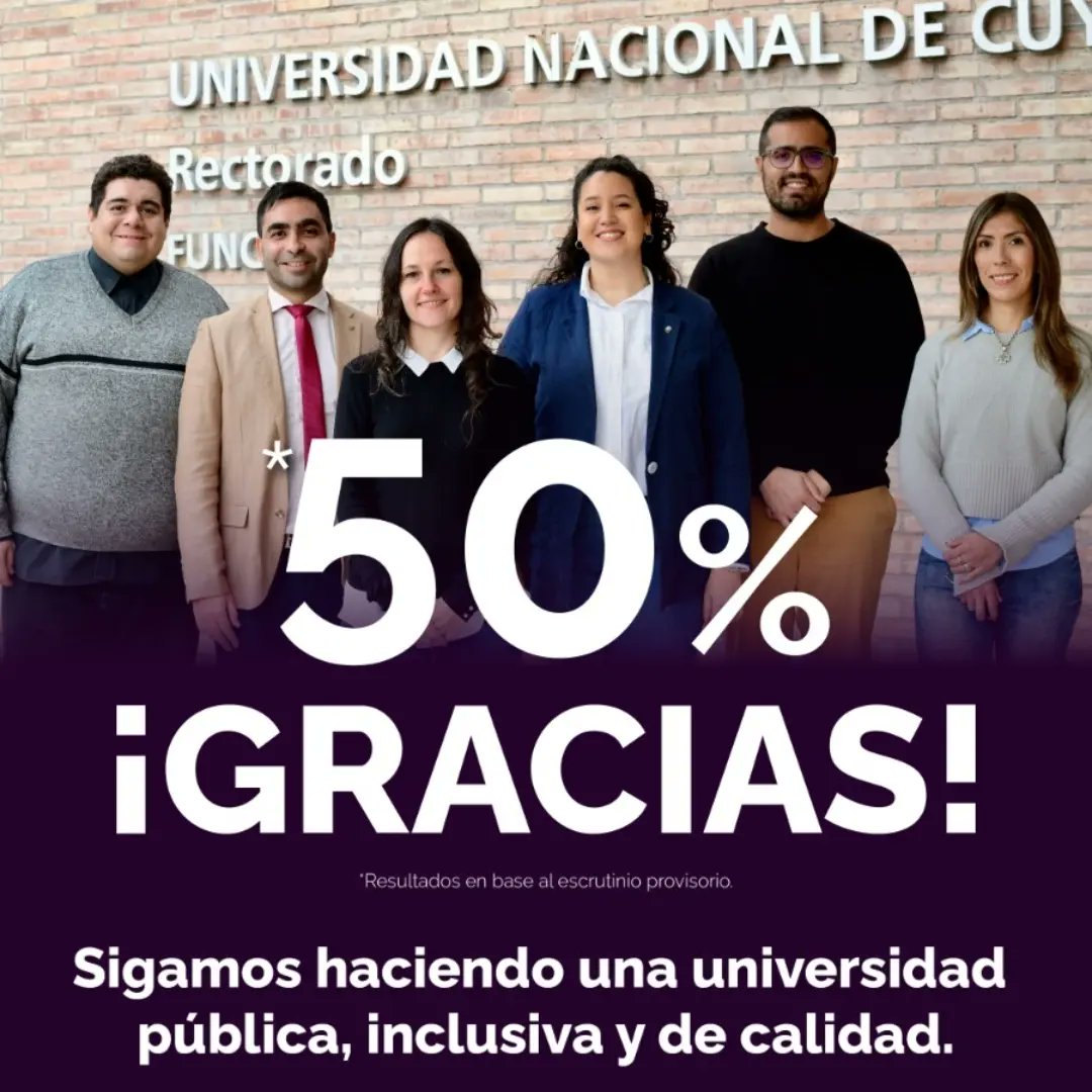 Seguimos teniendo representantes en el Consejo Directivo y Superior por elección de los egresadxs 🎓

💪🏻¡Sigamos adelante!