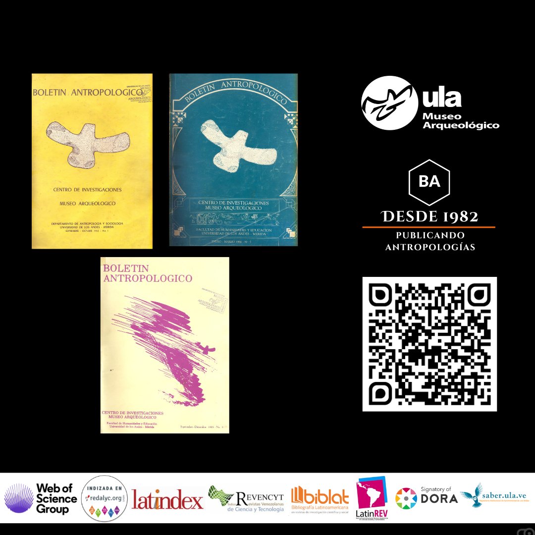#13Junio | 42 años después de la publicación del primer número  de nuestra revista, ya se encuentran en nuestro portal en #openaccess toda la colección de nuestro Boletín en formato digital.
Búscalo en: saber.ula.ve/boletin_antrop…

#Mérida