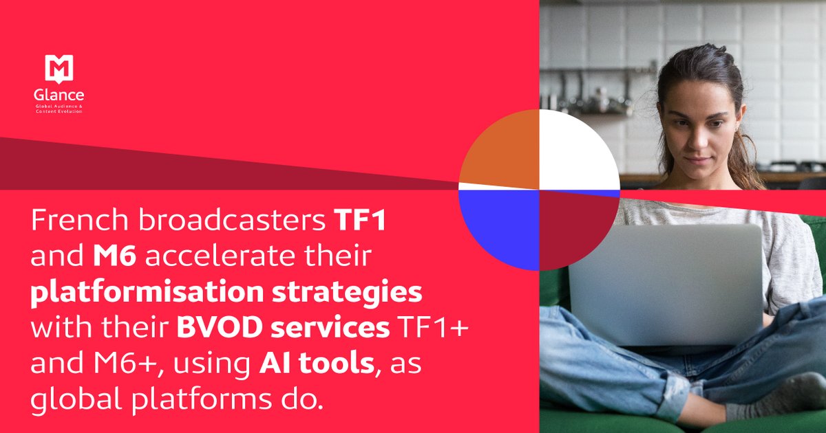 [Beyond TV 📺] TF1 &amp; M6 platformisation strategies 

How did French broadcasters sped up platformisation?

💡 Check out our Beyond TV report to learn more on trends and digital strategies 👉 ow.ly/ssoU50RWmR5

#platform #AI #M6 #TF1
