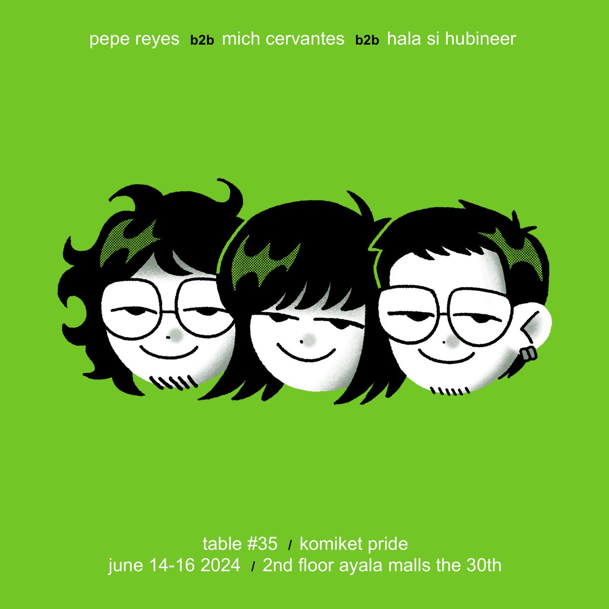 「komiket pride this friday to saturday  b」|mich 🐛 @ stickercon day 2のイラスト