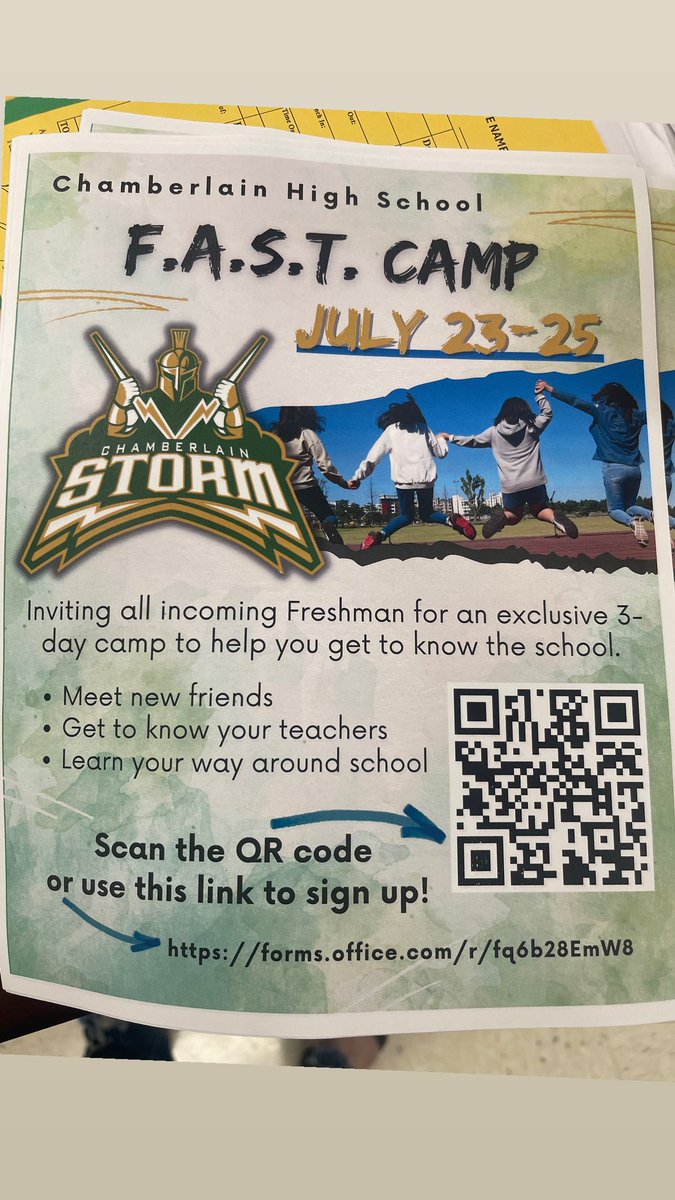 Join us for F.A.S.T. camp!